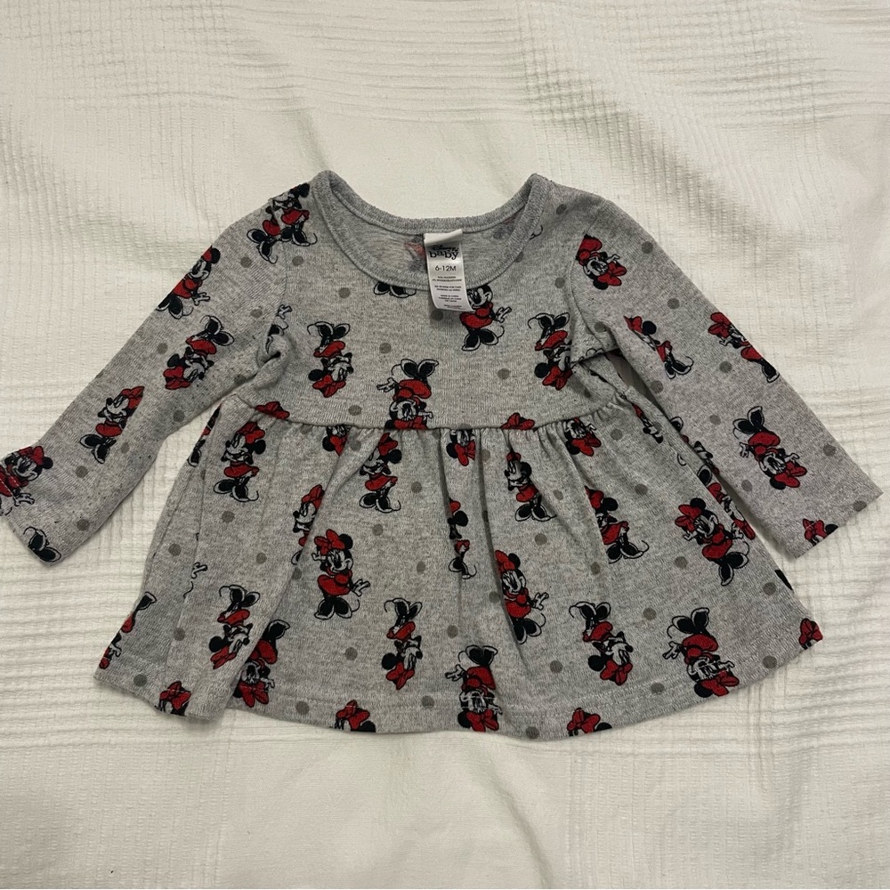 Disney Baby Minnie Mouse Top 6- 12 Months